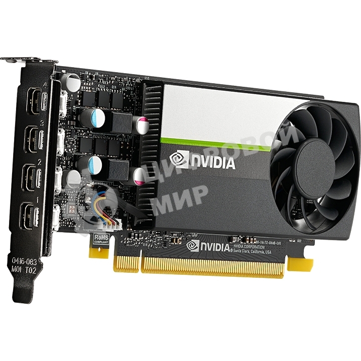 Видеокарта Nvidia Quadro T1000 8GB GDDR6 128-bit 4 x mDP; RTL