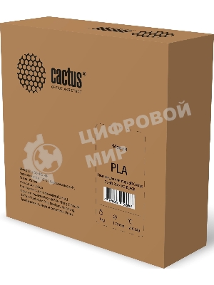Пластик для принтера 3D Cactus CS-3D-PLA-1KG-BLACK PLA d1.75мм 1кг 1цв. черный