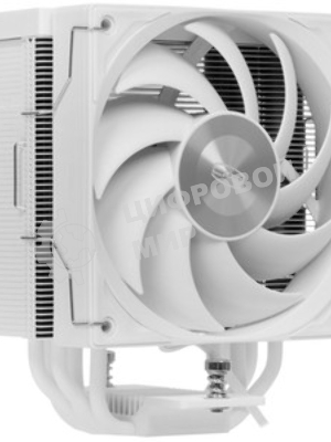 Кулер для процессора PCCooler RZ500 белый 120мм алюминий+медь 2200rpm 32db 4-pin 250W 155мм