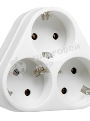 Сетевой разветвитель Buro BU-PS3VG-W (3 розетки) белый (пакет ПЭ)