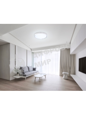 Потолочный светодиодный светильник Ambrella light FZ1246 WH белый IP54 12W 5000K D240*60 (Без ПДУ)