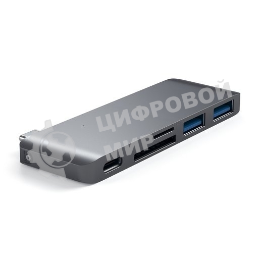 USB-концентратор Satechi Type-C USB 3.0 Passthrough Hub для Macbook 12