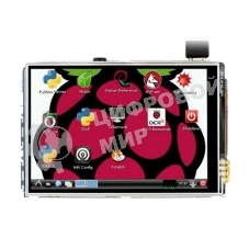 Монитор Waveshare 3.5 inch resistive touchscreen LCD screen (IPS), питание по USB, для Raspberry Pi 3 RA332