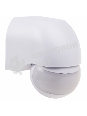 Датчик движения настенный REXANT ДДС 03, 180град.,1200Вт,10-2000Лк, 12 м,10-420 сек,IP44 11-9211