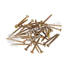 Саморез универсальный Kranz 3.5х35, желтый цинк, пакет (50 шт./уп.)