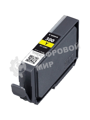 Картридж струйный Canon PFI-300 Y EUR/OCN желтый (530 стр.) для Canon imagePROGRAF PRO-300