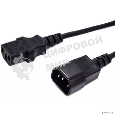 Кабель питания Filum FL-PC16-C13-C14-3M С13- C14, 3х1 мм?, 220В, 10A, черный, 3 м.[FL-PC16-C13-C14-3M]