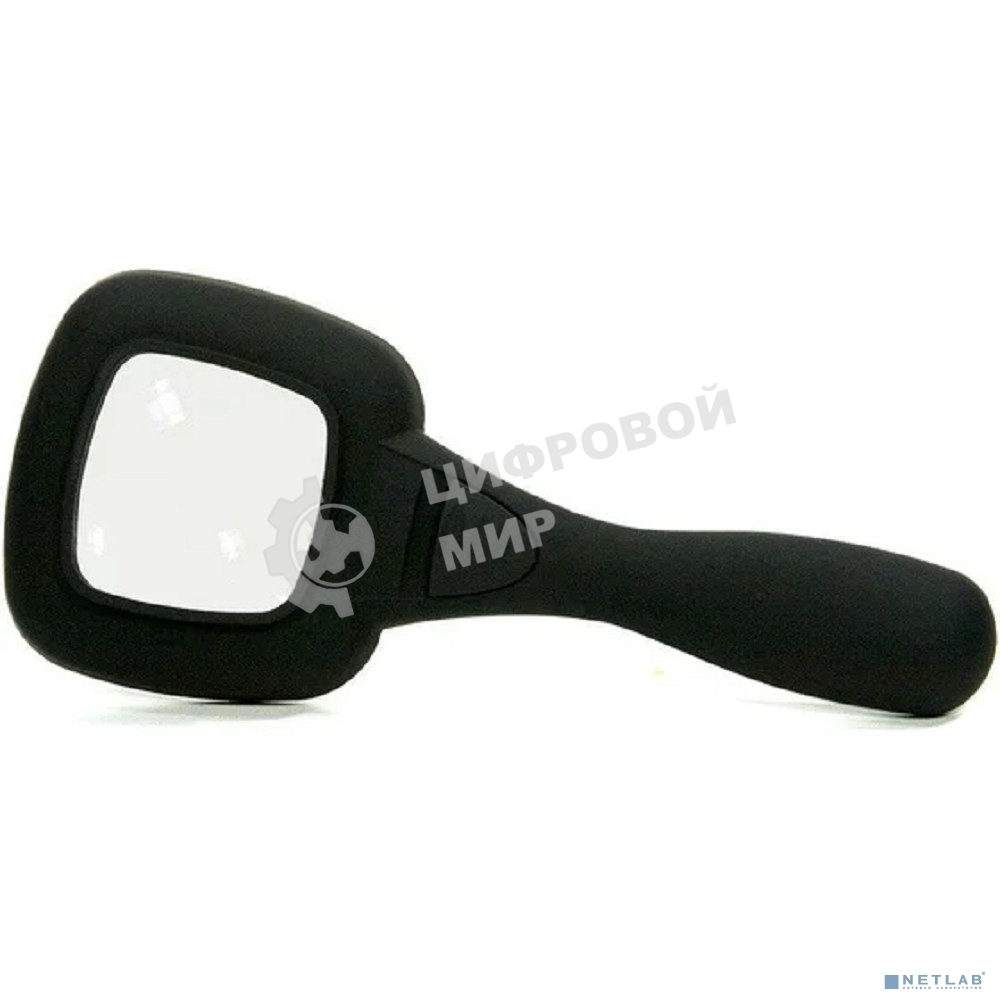 Лупа Rexant ручная квадратная 4х с подсведкой LED 6шт