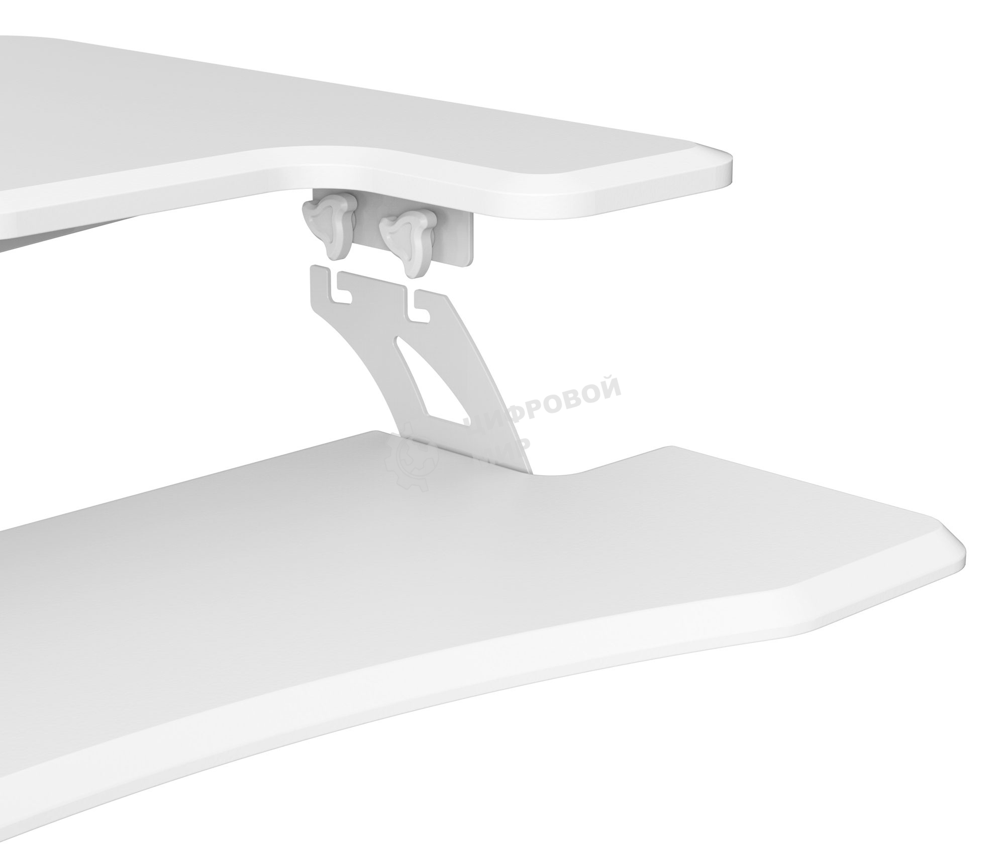 Стол для ноутбука Cactus VM-FDE103 столешница МДФ белый 91.5x56x123см (CS-FDE103WWT)