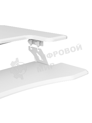 Стол для ноутбука Cactus VM-FDE103 столешница МДФ белый 91.5x56x123см (CS-FDE103WWT)