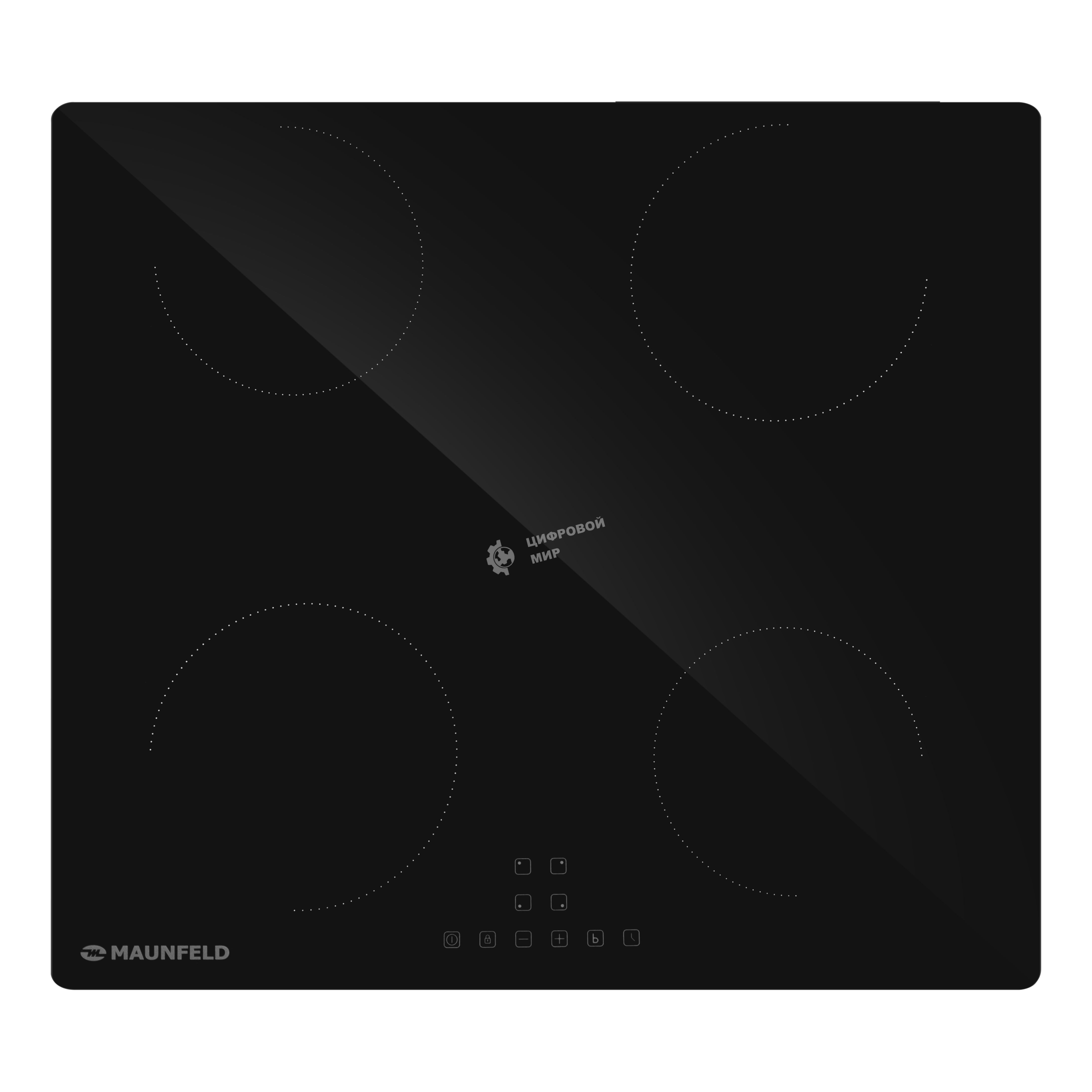 Индукционная варочная панель Maunfeld AVI594BK 7200 Вт, черный