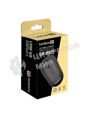 Мышь беспроводная ExeGate Professional Standard SR-9021 черный, 1200 dpi, радиоканал, USB, кнопки - 3
