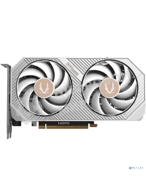 Видеокарта Zotac GAMING GeForce RTX 5050 TWIN EDGE OC WHITE ED, NVIDIA RTX 5050, 8 ГБ GDDR6, 128 бит, PCI-e 5.0, 1xHDMI, 3xDP, 2602 МГц
