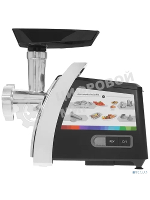 Мясорубка электрическая Bosch MFW67440 черный, 2000 Вт, 3.5 кг/мин, реверс, защита от перегрузки, насадки - 4