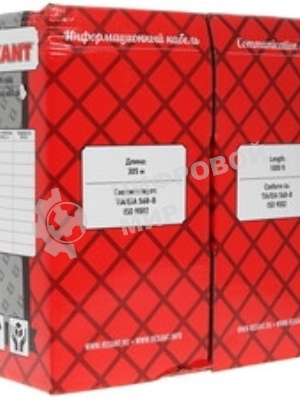 Кабель витая пара Rexant SFTP 4PR 24AWG, cat.5e, бухта 305 м