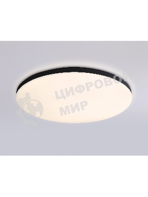 Умный светодиодный светильник FZ2004 BK черный IP54 20W 3000K-6500K+RGB Wi-Fi Алиса/Tuya/Smart Home/Alexa D300*55 (ПДУ ИК)