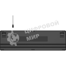 Клавиатура A4Tech FX55 черный USB slim Multimedia кабель 1.5м