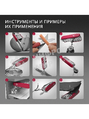 Мультитул Victorinox Companion S Alox (0.6261.20) 58мм 5функц. красный карт.коробка