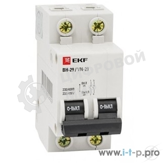 Выключатель нагрузки EKF SL29-2-63-bas 2P 63А ВН-29 EKF Basic