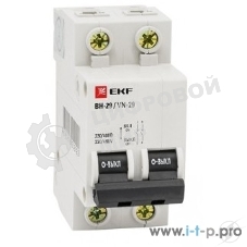 Выключатель нагрузки EKF SL29-2-63-bas 2P 63А ВН-29 EKF Basic