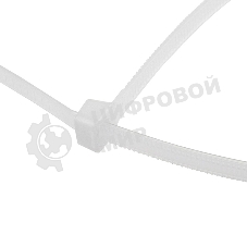 Хомут-стяжкa нейлоновая с тройным замком Rexant 250x3,6 мм, белая, упаковка 100 шт.