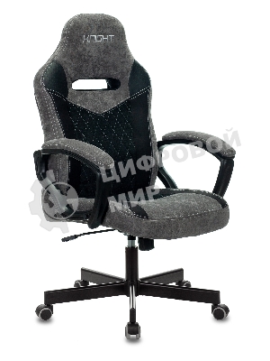 Кресло Бюрократ VIKING 6 KNIGHT B FABRIC черный, ткань, 120 кг, механизм качания