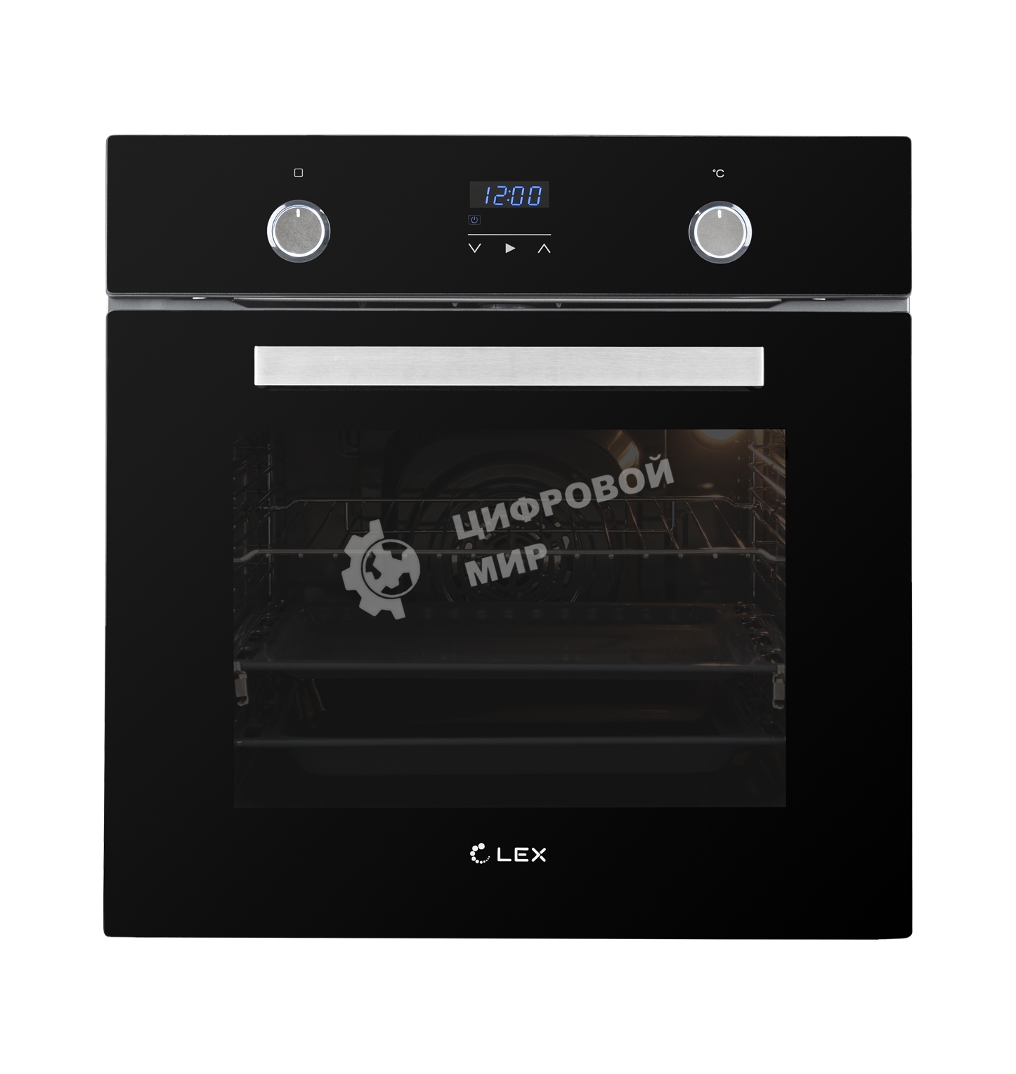 Духовой шкаф электрический LEX EDP 093 BL черный, встраиваемый