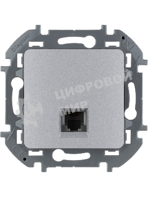 Телефонная розетка RJ11 алюминий