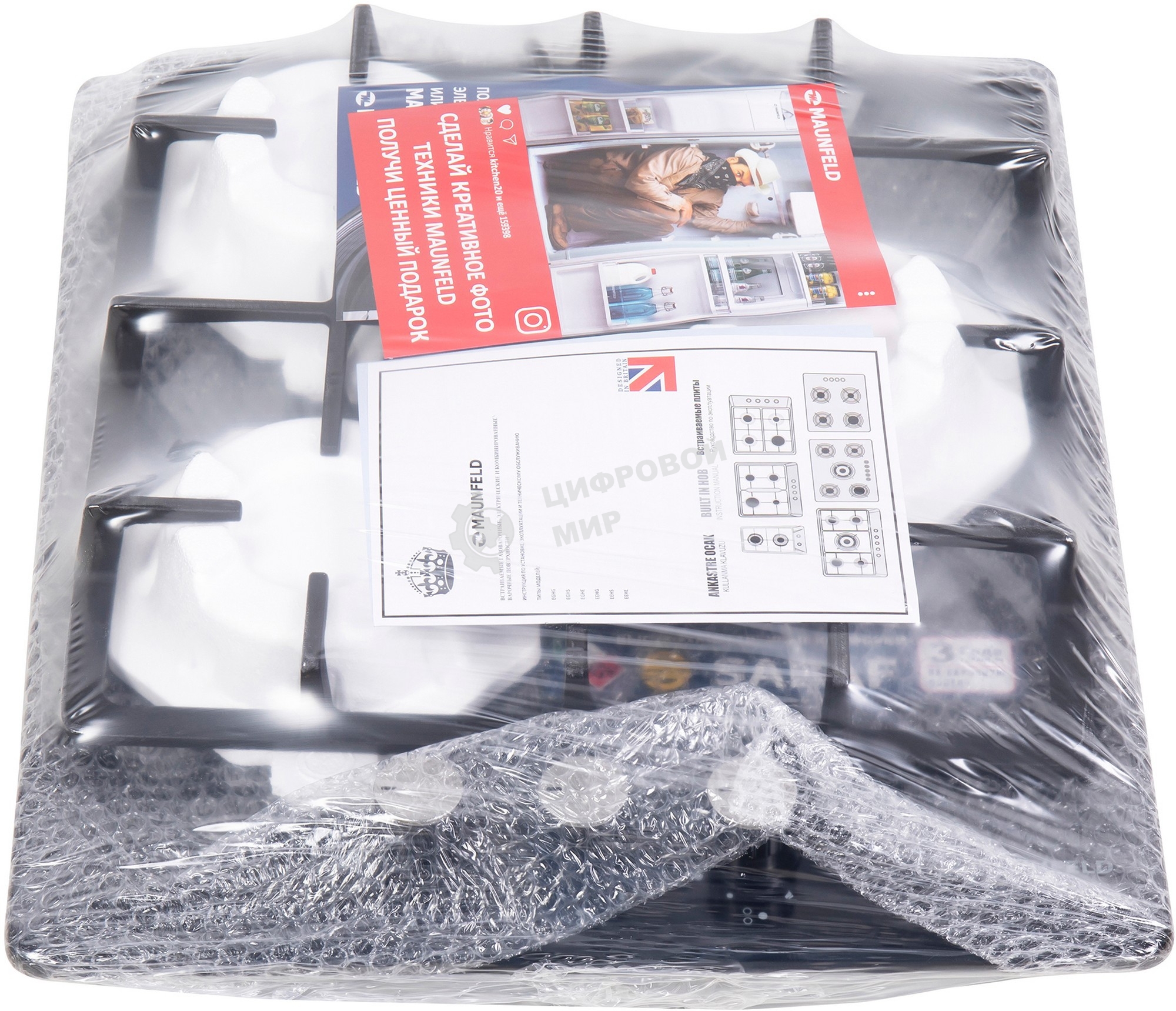 Газовая варочная панель Maunfeld EGHE.43.33CB/G