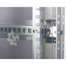 Шкаф телекоммуникационный напольный ЭКОНОМ 24U (600 × 600) дверь стекло, дверь металл