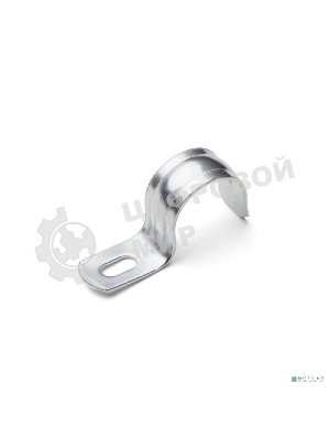 Скоба крепежная однолапковая Fortisflex СМО d19-20 мм метал. оцинк. (уп. 100 шт)