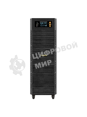 Источник бесперебойного питания On-line ExeGate PowerExpert TL-575-6kVA.240V.LCD.AVR.T.USB.RS232.SNMP 6000VA/6000W, On-Line, PF=1, LCD, клеммы, RS232, USB, SNMP-slot, встроенные батареи 12V 7.2Ah -20шт, возможность подключения до 4 внешних батарейных блоков 240В, Tower, металлический корпус на колесиках, черный