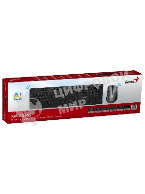 Комплект клавиатура+мышь Genius KM-8216S беспроводной, Bluetooth, 1000 DPI, чёрный