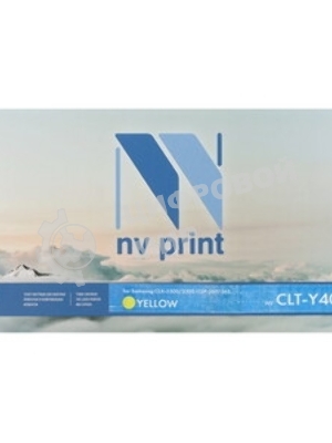 Картридж лазерный NVPrint совместимый Samsung CLT-Y406S Yellow для CLP-360/365/368/CLX-3300/3305 (1000k)