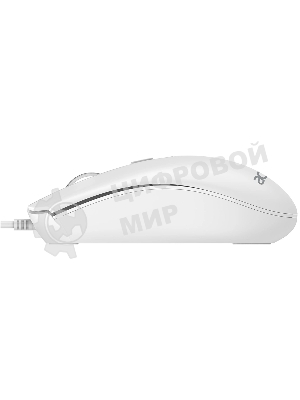 Клавиатура + мышь Acer OCC504 клав:белый мышь:белый USB Multimedia (ZL.ACC11.00N)