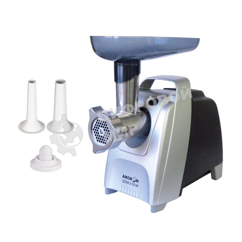 Мясорубка электрическая Аксион М62.01 черный-серебристый