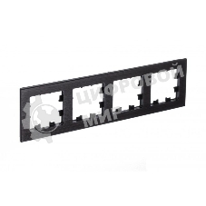 Рамка 4-м AtlasDesign Nature металл оникс SchE ATN312304