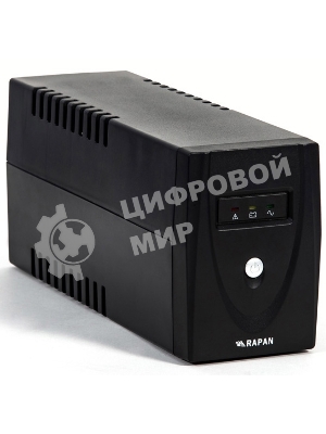 Источник бесперебойного питания RAPAN-UPS 800 220 В 800В.А/480Вт меандр с АКБ 7А.ч интерактивный Бастион 738
