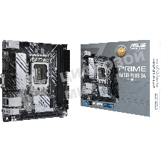 Материнская плата ASUS PRIME H610I-PLUS D4-CSM, LGA 1700, Intel H610, 2xDDR4, 4xSATA, 1xM.2 PCIe 3.0 x4, 1xPCIe 4.0 x16, 1xHDMI, 1xDP, 1xVGA, 2xUSB-A 3.2 Gen 1, 2xUSB-A 2.0, 1x 1Gb LAN, 3x3.5 мм, 7.1, Mini-ITX