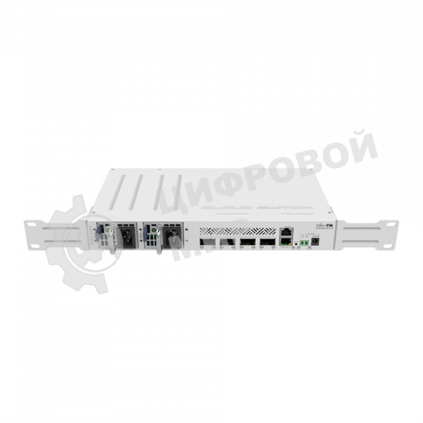Коммутатор Mikrotik CRS504-4XQ-IN, 1x10Base-T/100Base-TX, 4xQSFP28, Switching capacity 800 Gbps