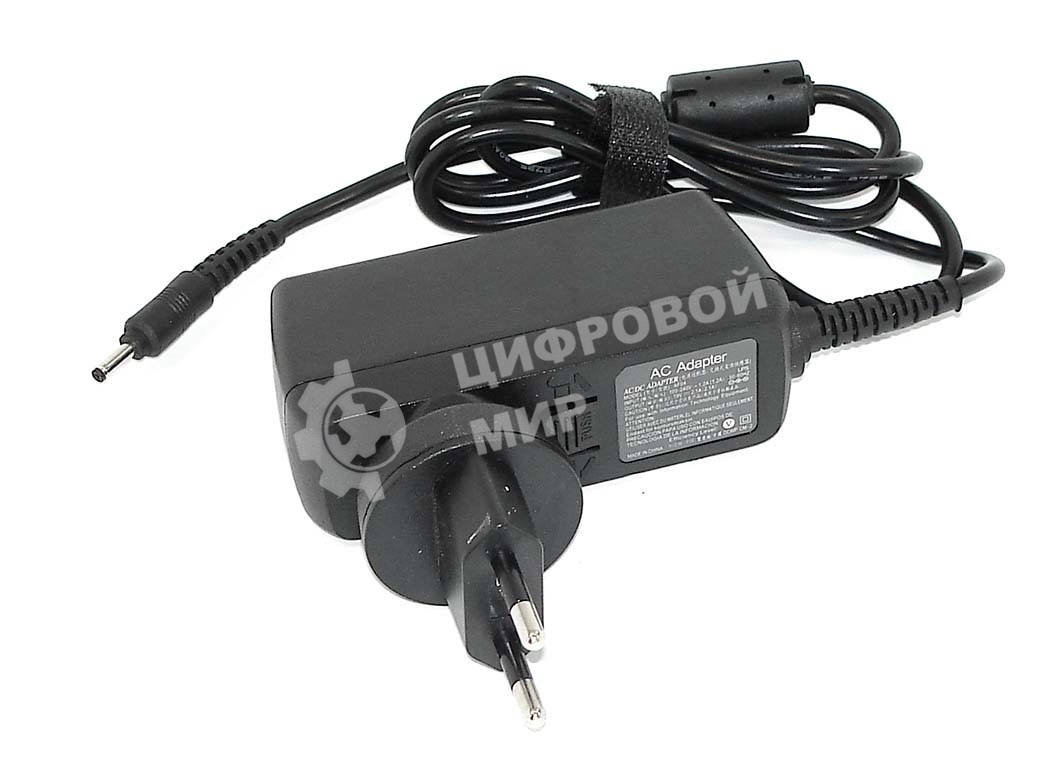 Блок питания (сетевой адаптер) для ноутбуков Samsung 19V 2.1A 3.0x1.0мм 40W Travel Charger OEM