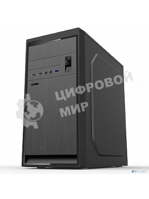 Компьютерный корпус MiniTower Powerman SV511 черный PMP-450ATX U2.0*2+U3.0*1+A(HD)
