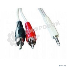 Кабель аудио Gembird/Cablexpert Jack3.5/2xRCA, 2.5м