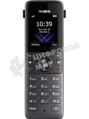 Телефон DECT-трубка Yealink W74H черный