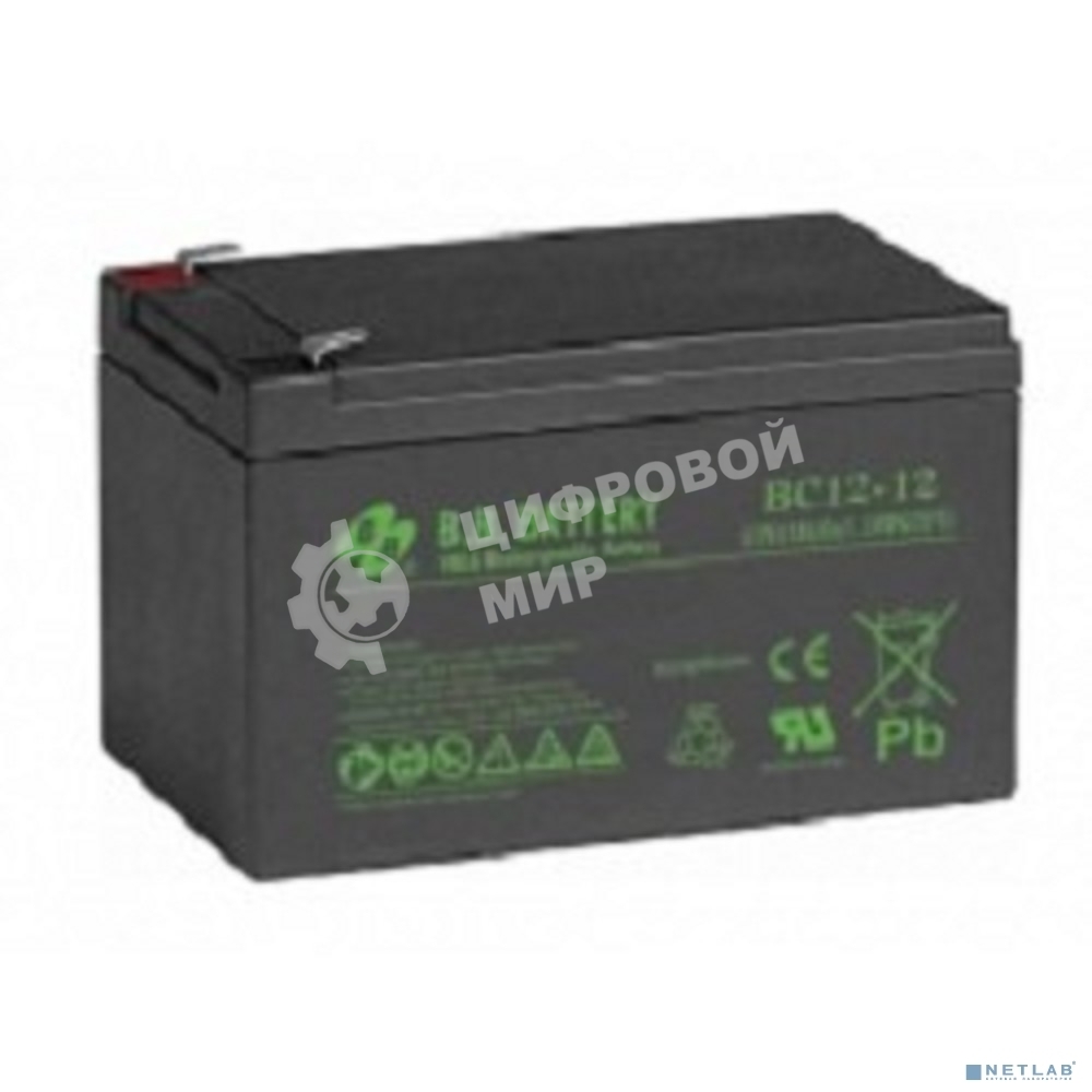 Батарея для ИБП B.B. Battery BC 12-1212V 12Ah