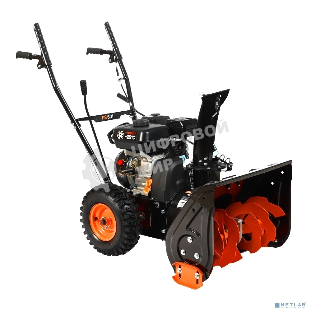 Снегоуборщик PATRIOT PS 601 7 л.с,стартер ручной, ковш 56см.; колеса 13х4,1-6 зимние;