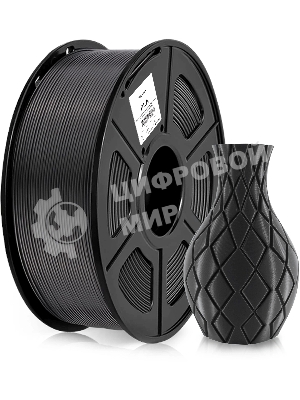Пластик для принтера 3D Cactus CS-3D-PLA-1KG-BLACK PLA d1.75мм 1кг 1цв. черный