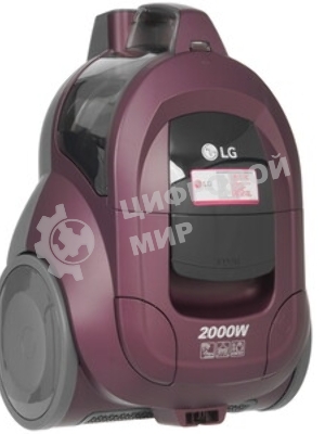 Пылесос LG VC5420NHTCW фиолетовый/черный, 380/2000 Вт, уборка сухая, пылесборник контейнер 1.3 л