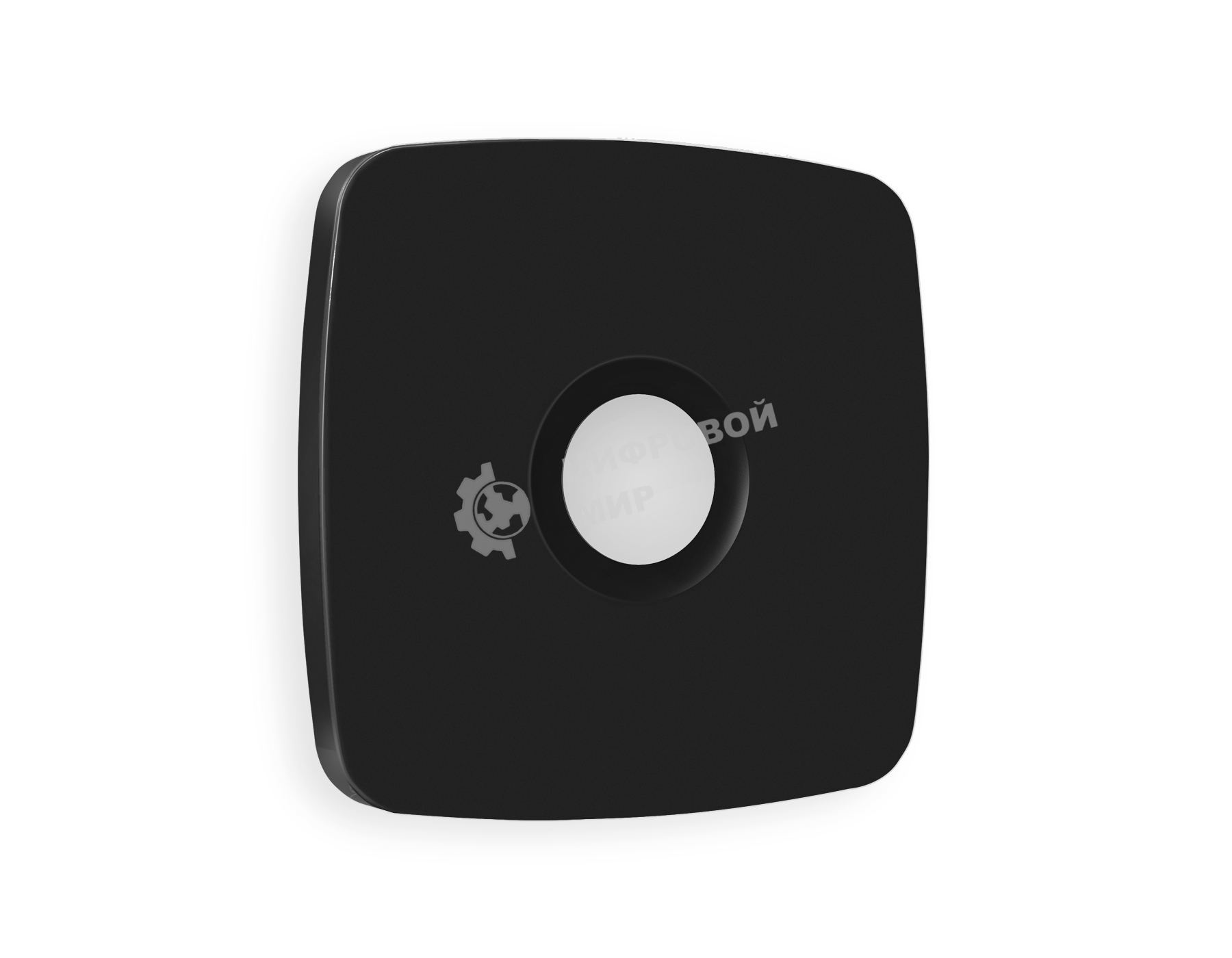 Лицевая панель OMEGA (Черный матовый) для TV розетки QUANT OP8130