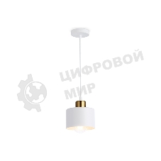 Светильник Ambrella light TR8112 WH/BS белый/латунь E27 max 40W D120*940